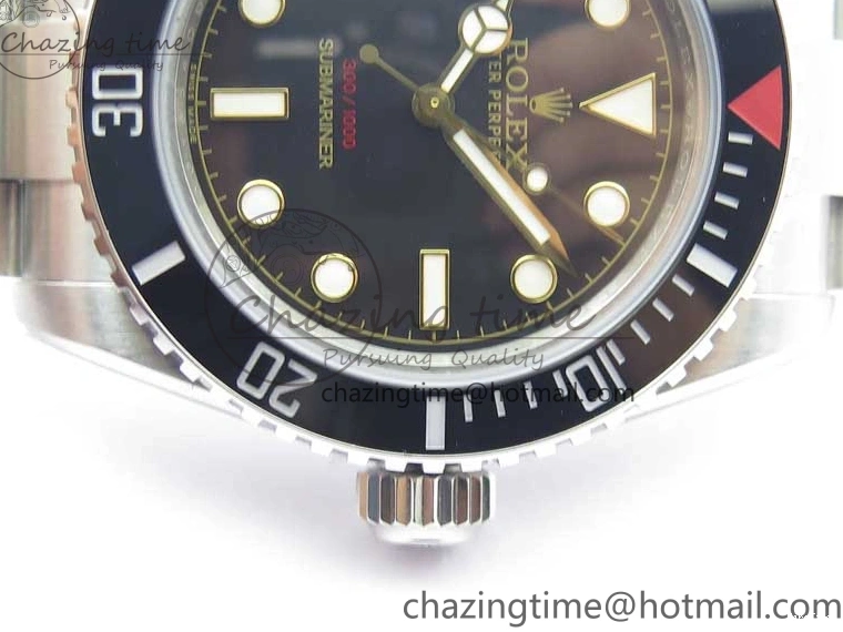 MiroTime 0111 SmoothTexture Submariner customized by Tempus Machina GMF Best Edition on SS Bracelet SA 2701